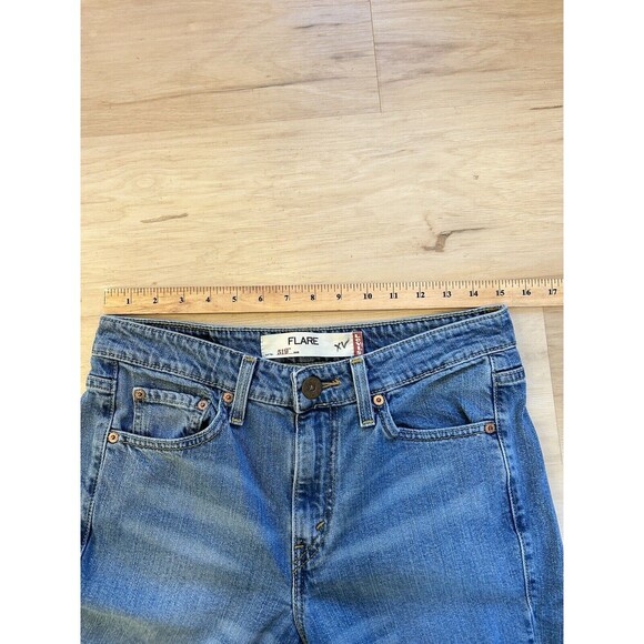 Levi’s 519 Flare Mid-Rise Women’s Retro Y2K Western Jeans Size 9 M - Picture 4 of 6